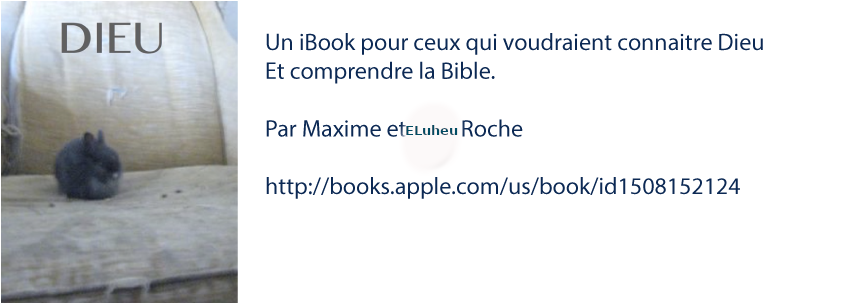 un ibook pour connaitre Dieu